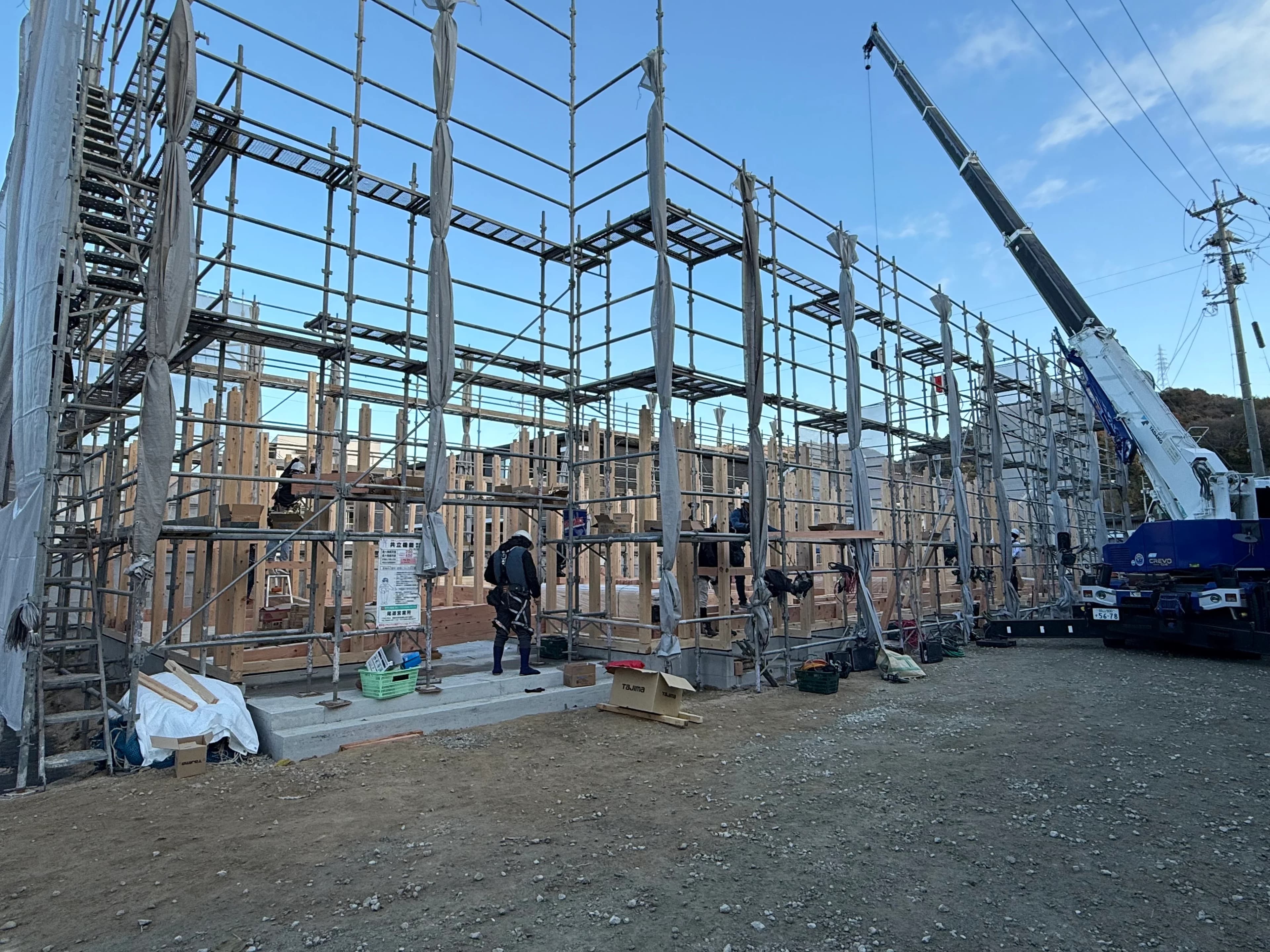 工事スタート。因島に新しい宿が誕生していく様子