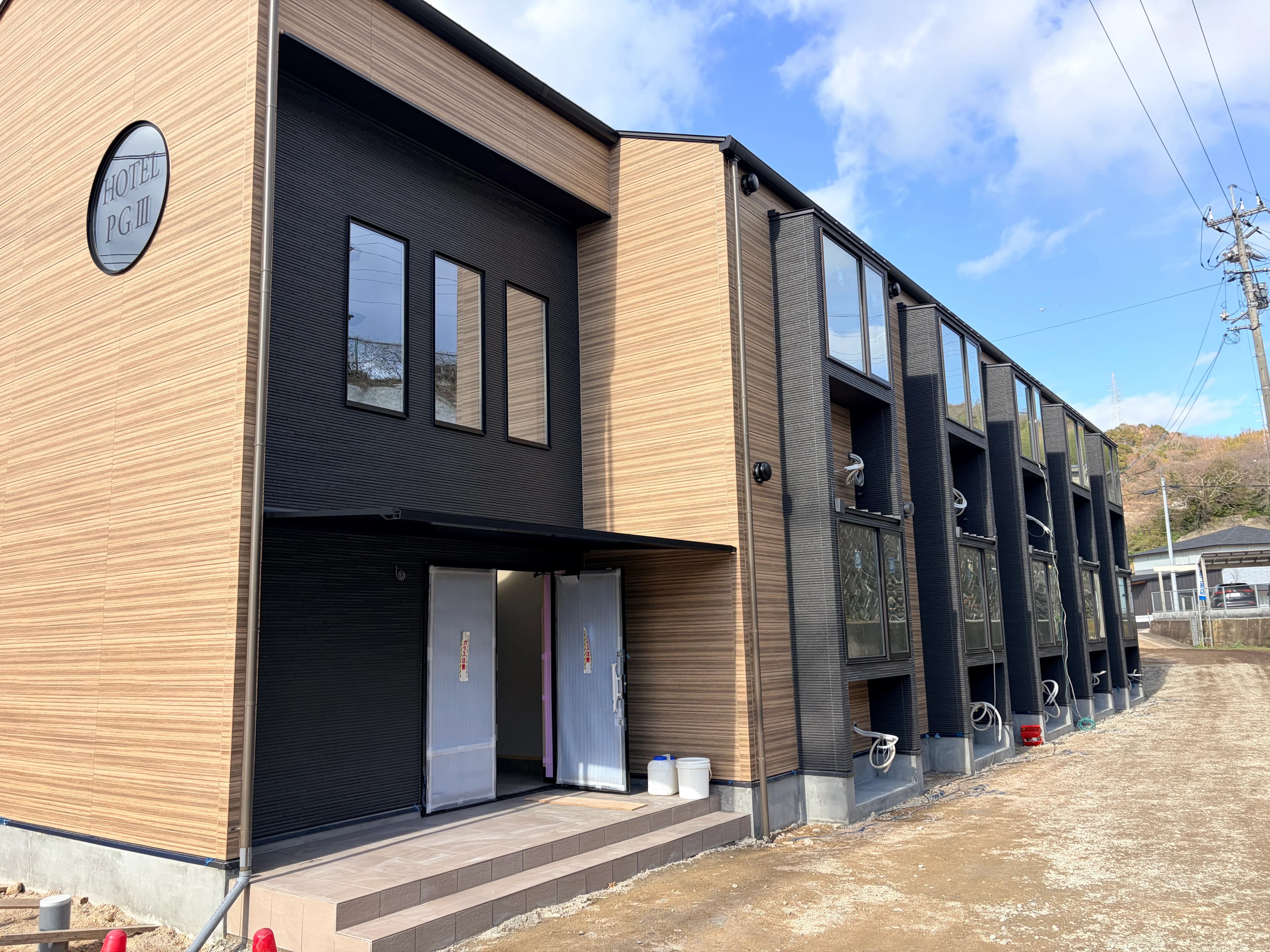 開業間近のHOTEL PG -III-。因島の新しいホテルにご期待ください